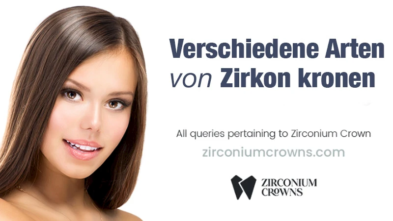 Verschiedene Arten von Zirkon kronen